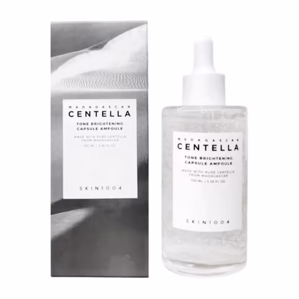 Centella Asiatica Extract Moisturising, Calming & Brightening Facial Essence Capsule Ampoule Daily Skin Care Solution