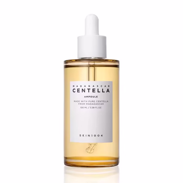 Madagascar Centella Asiatica Ampoule Facial Serum , Prone and Sensitive Skin Moisturizing Skin Firming Korean Glass Skin