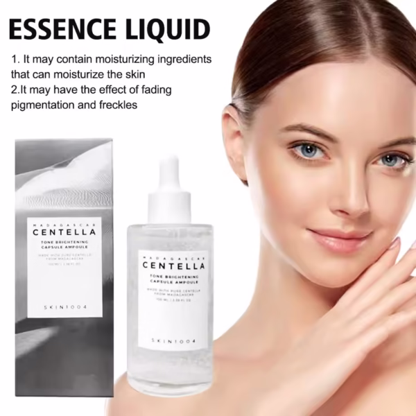 Centella Asiatica Extract Moisturising, Calming & Brightening Facial Essence Capsule Ampoule Daily Skin Care Solution - Image 2